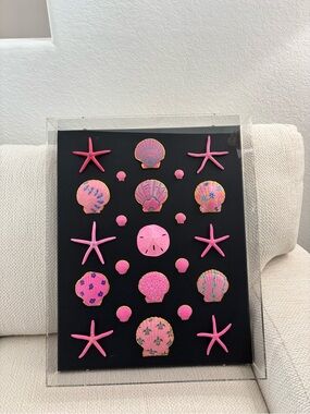 She Shells Art - Hand-Painted Seashell Art on Canvas - Mermaids Smoking Seaweed